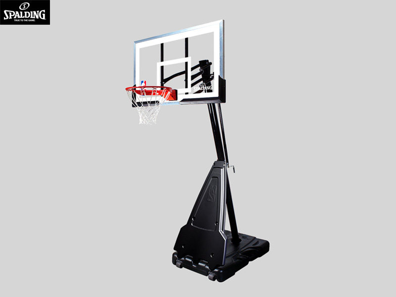 便携式60英寸矩形篮板手摇式螺杆调节篮球架 68562