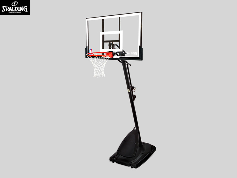 便携式54英寸矩形篮板插销式调节篮球架 66291